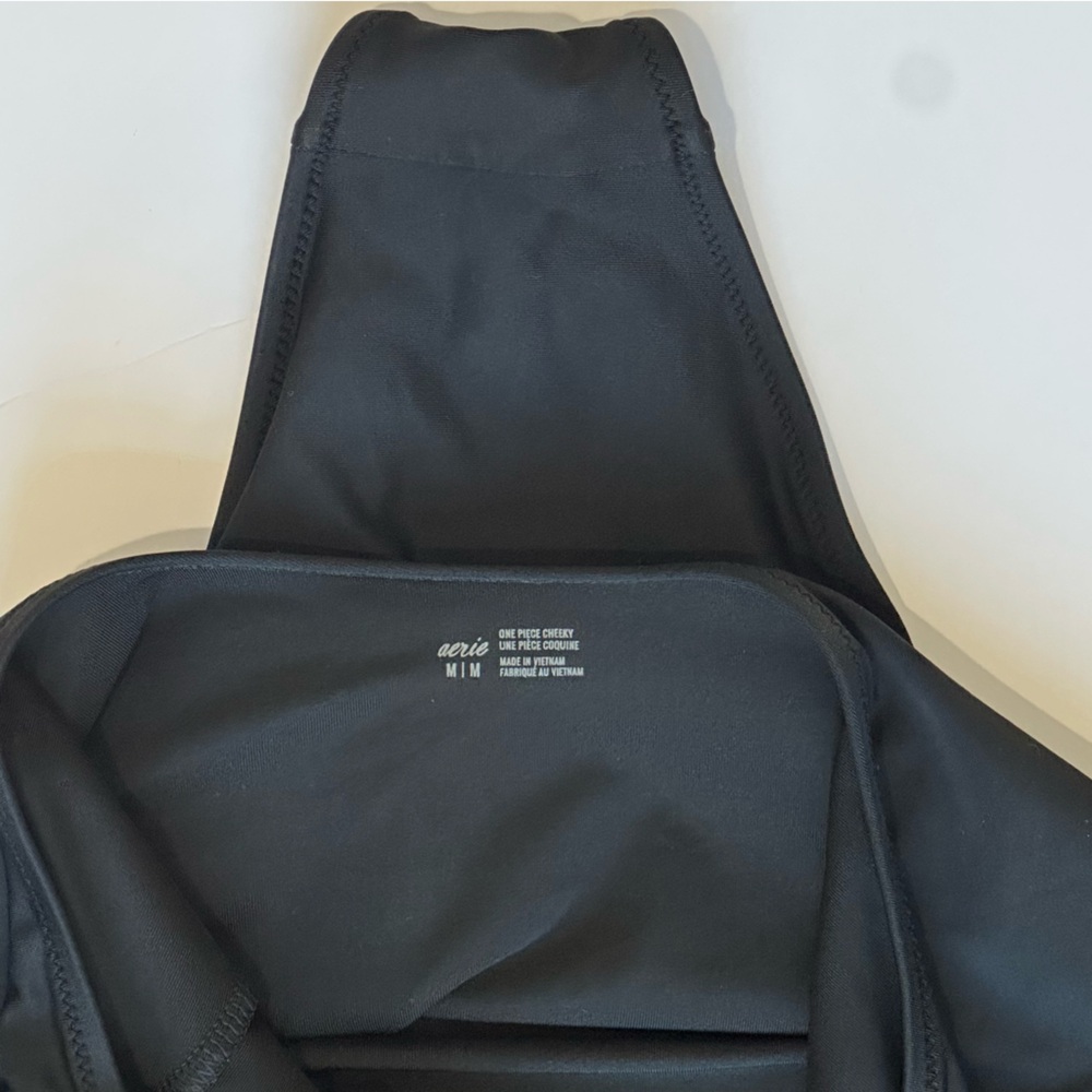 Areie Black Ruched Cut Out One Piece Swimsuit - Picture 10 of 10